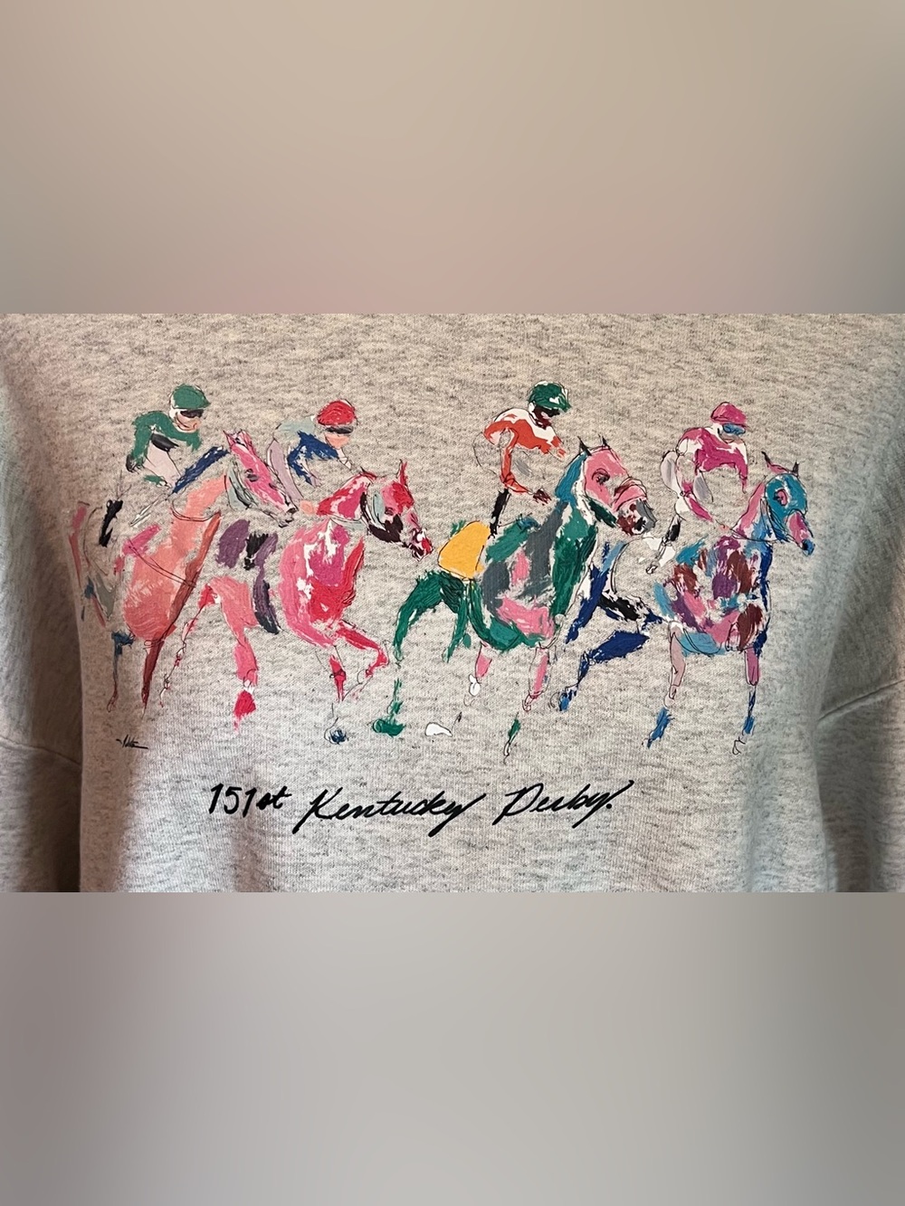 Port & Company 151st Kentucky Derby Fleece Hoodie Size Unisex Large Cozycore - Picture 3 of 12